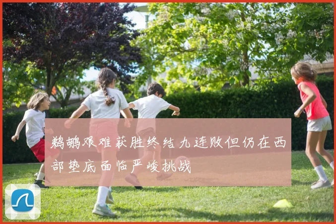 鹈鹕艰难获胜终结九连败但仍在西部垫底面临严峻挑战